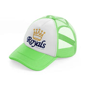 royals kansas city-lime-green-trucker-hat