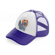 022-costume-purple-trucker-hat