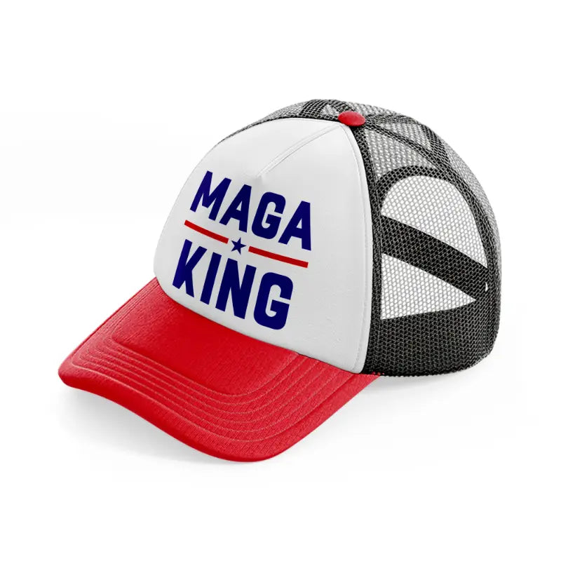 Maga King red-and-black Trucker Hat