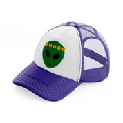 groovy 60s retro clipart transparent 04 purple trucker hat