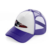 new england patriots flag-purple-trucker-hat