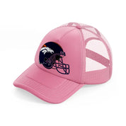 denver broncos helmet-pink-trucker-hat