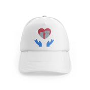 pet care white trucker hat