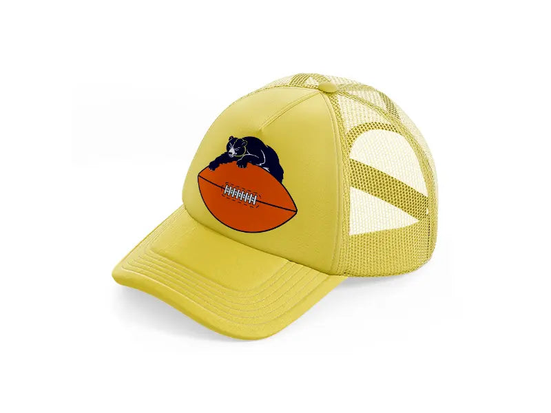 chicago bears ball-gold-trucker-hat