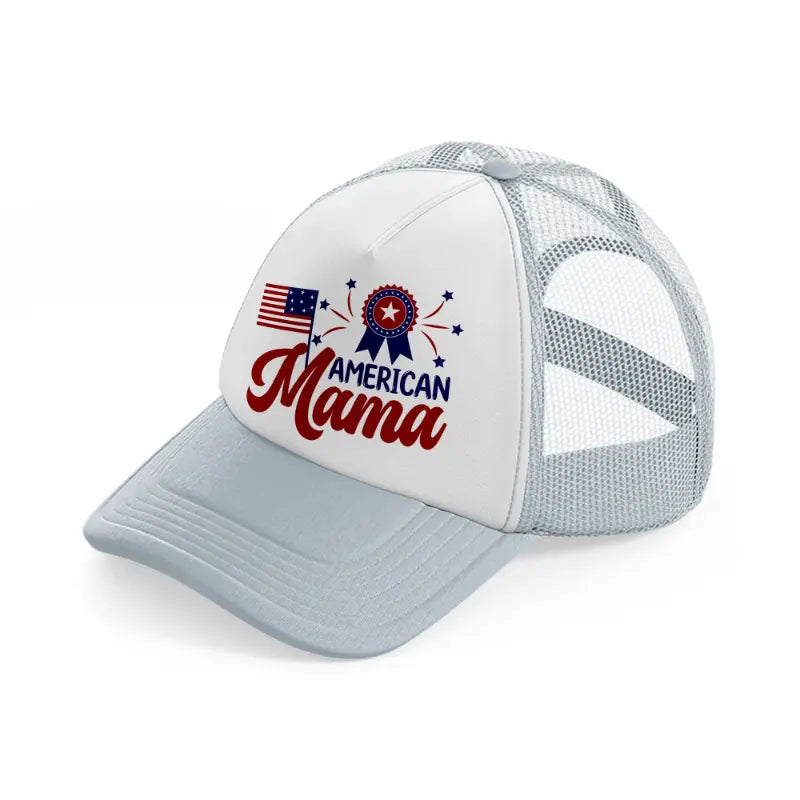 american mama-01-grey-trucker-hat