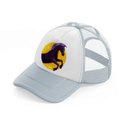 chinese zodiac (10) grey trucker hat