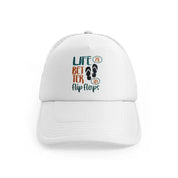 Life Is Better In Flip Flopswhitefront-view