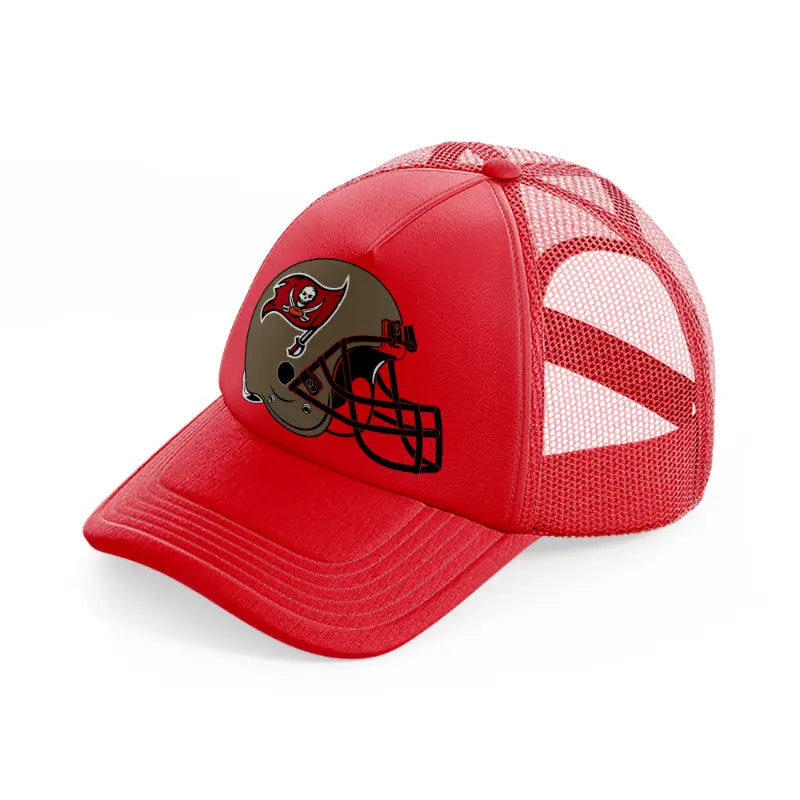 tampa bay buccaneers helmet-red-trucker-hat