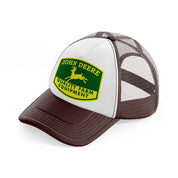 john deere quality farm equipment-brown-trucker-hat