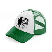 captain vector-green-and-white-trucker-hat
