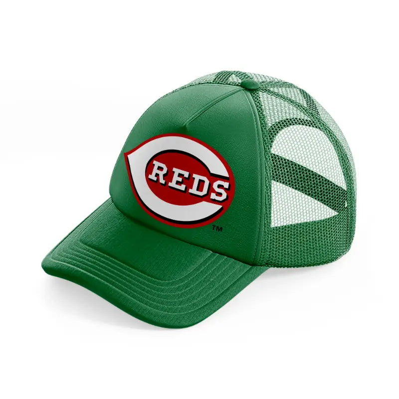 cincinnati reds green trucker hat