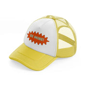 love quotes 03 yellow trucker hat