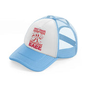 not your babe-sky-blue-trucker-hat