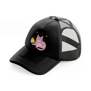 005-cheese-black-trucker-hat