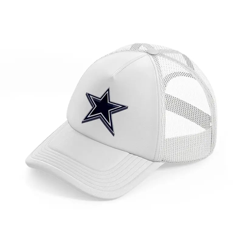 dallas cowboys 3d emblem-white-trucker-hat