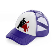houston texans fan-purple-trucker-hat
