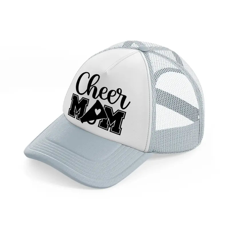 cheer mom-grey-trucker-hat