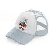 cowboy hat grey trucker hat