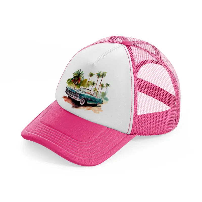 a10 231006 an 15 neon pink trucker hat