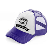 adventure time hunting season-purple-trucker-hat