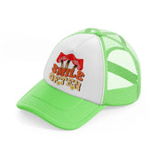 untitled 10 lime green trucker hat