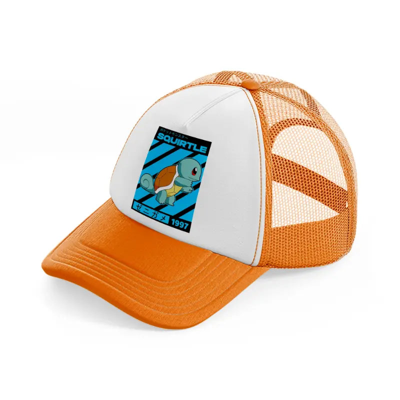 squirtle-orange-trucker-hat