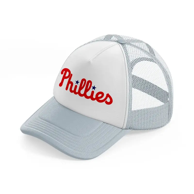 philadelphia phillies-grey-trucker-hat