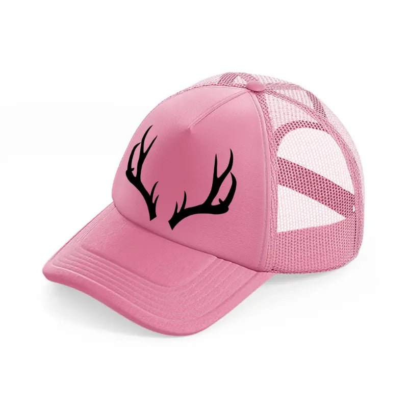 deer horn-pink-trucker-hat