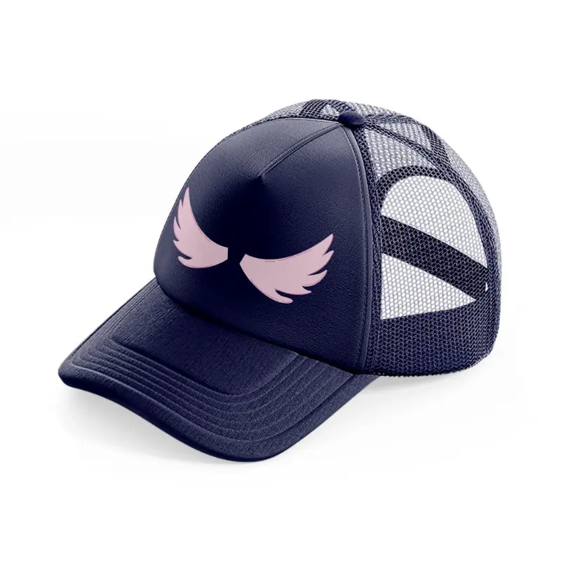 angel wings-navy-blue-trucker-hat