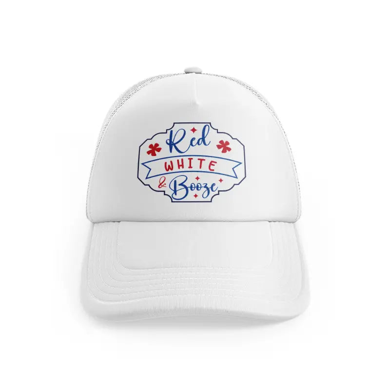 red white & booze-01-white-trucker-hat