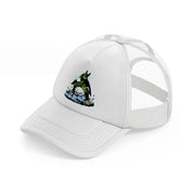 cell character-white-trucker-hat