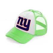 new york giants-lime-green-trucker-hat