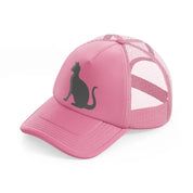 cat (1) pink trucker hat