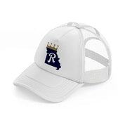 kansas city royals supporter-white-trucker-hat