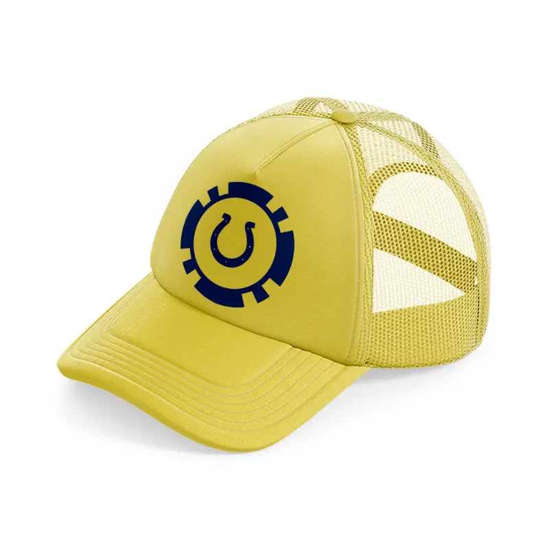 indianapolis colts blue badge-gold-trucker-hat