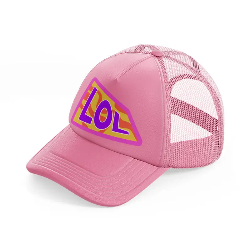 lol-pink-trucker-hat