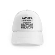 Father The Most Hnadsome Gentleman In A Girl's Lifewhitefront-view