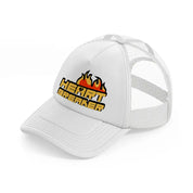 heart breaker white trucker hat