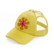 floral elements-27-gold-trucker-hat