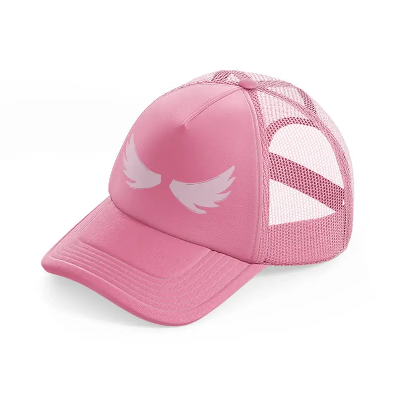 angel wings-pink-trucker-hat