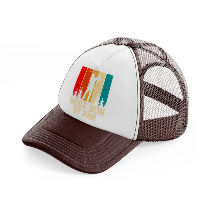 best son by par retro brown trucker hat