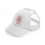 love more-white-trucker-hat