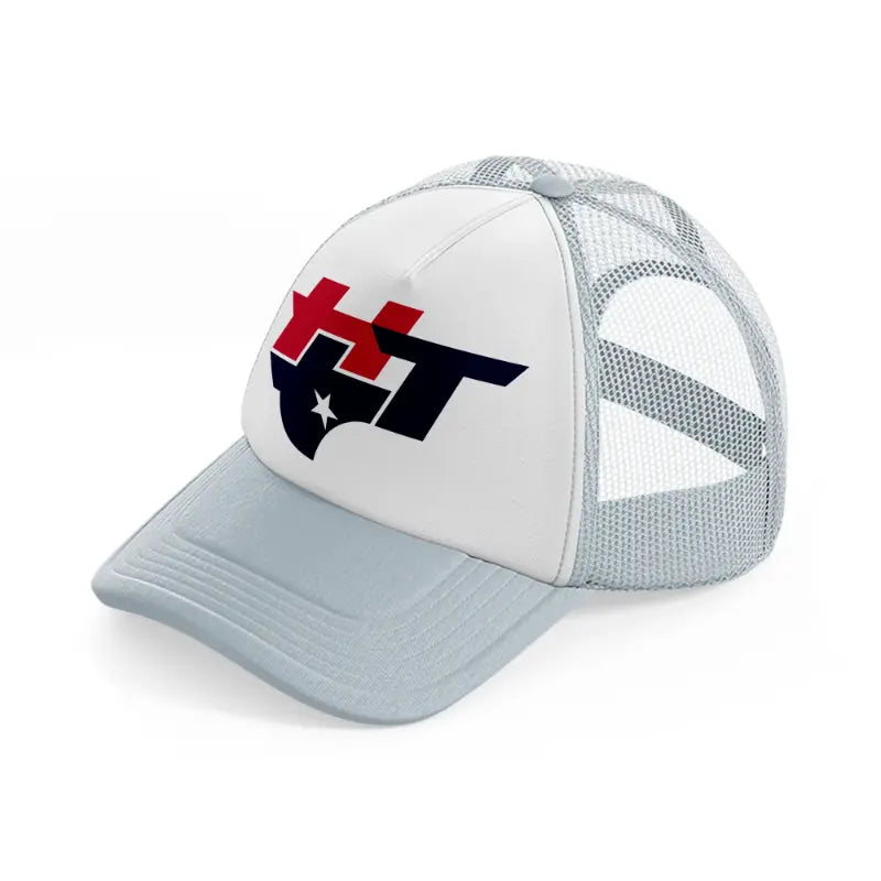 houston texans artwork-grey-trucker-hat