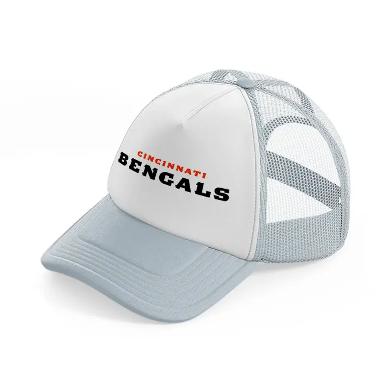 cincinnati bengals classic-grey-trucker-hat