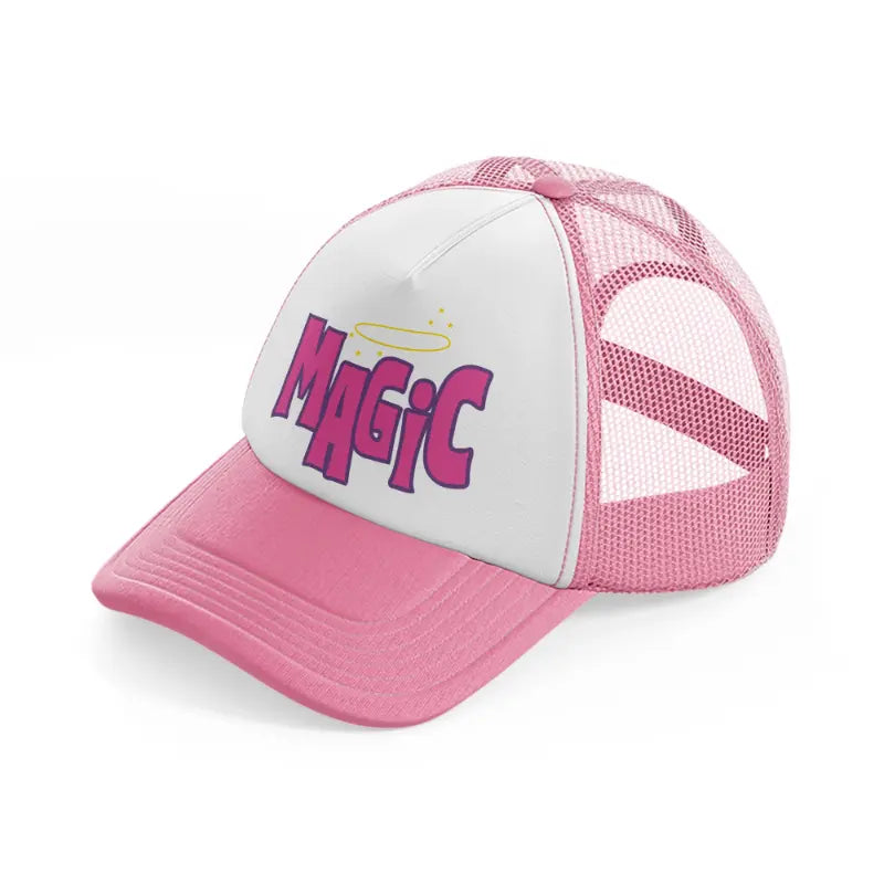 magic-pink-and-white-trucker-hat