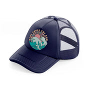 here comes the sun-navy-blue-trucker-hat