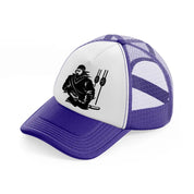 pirate crew vector-purple-trucker-hat