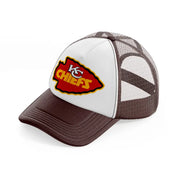 kc chiefs-brown-trucker-hat