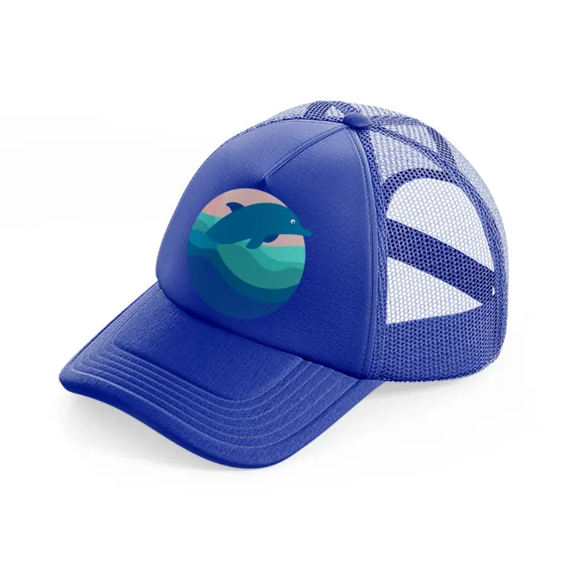 dolphin (1)-blue-trucker-hat