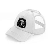 bird hunter-white-trucker-hat